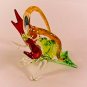 Hand Blown Glass Colorful Lobster Art Glass Figurines Animals Thai Gifts