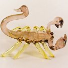 Hand Blown Glass Violet Scorpion Art Glass Figurines Animals Thai Gifts