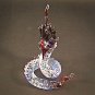 Hand Blown Glass Red Serpent (Snake) Art Glass Figurines Animals Thai Gifts