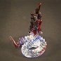 Hand Blown Glass Red Serpent (Snake) Art Glass Figurines Animals Thai Gifts