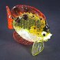 Hand blown Glass Fish Colorful 6 Art Glass Figures Animals Thai Gifts