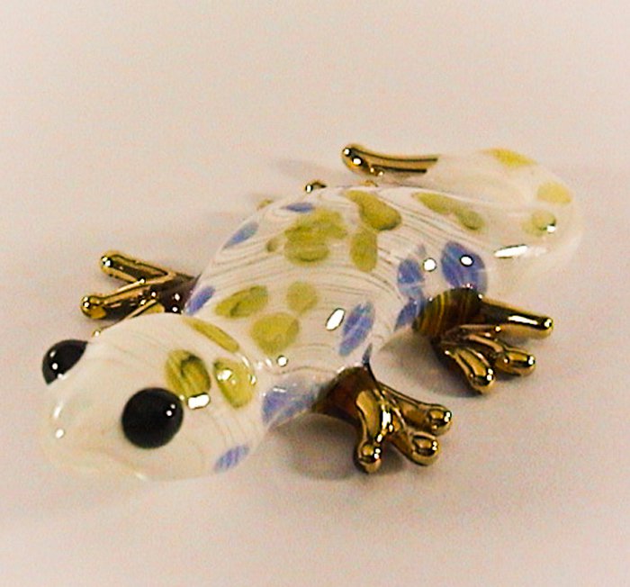 blown glass lizard