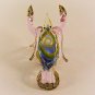 Hand Blown Glass Pink Lobster Gilt Art Glass Figurines Animals Thai Gifts