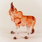 Hand Blown Glass Scarlet Ox (Cow) Art Glass Figurines Animals Thai Gifts