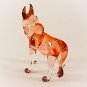 Hand Blown Glass Scarlet Ox (Cow) Art Glass Figurines Animals Thai Gifts