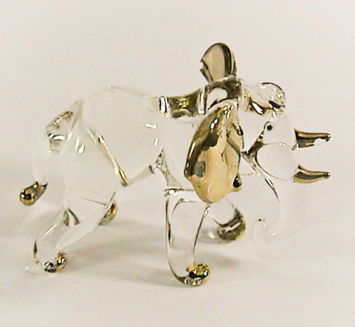 blown glass animal ornaments