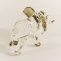 Hand Blown Glass Elephant Gilt #3 Art Glass Animal Figurines Thai Gifts