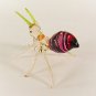Hand Blown Glass Red Ant Art Glass Animal Figurines Thai Gifts