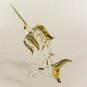 Hand Blown Glass Fish Gilt Art Glass Animal Figurines Thai Gifts