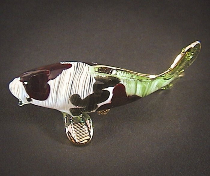 blown glass koi fish