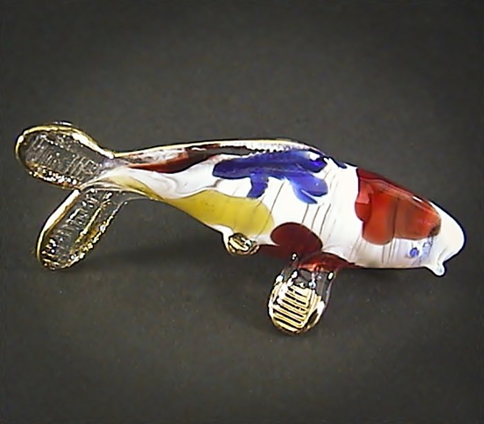 blown glass koi fish