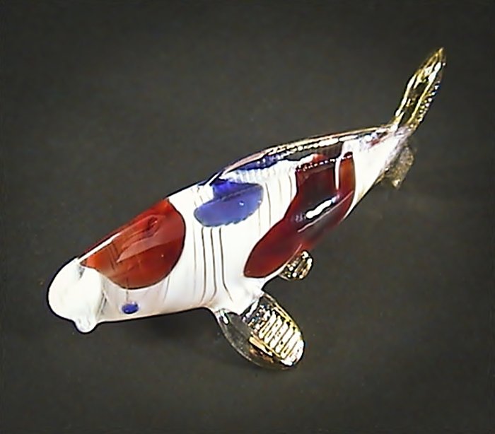 blown glass koi fish