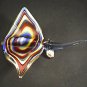 Hand Blown Glass Colorful Ray Fish Gilt #6 (a straight tail) Art Glass Animal Figurines Thai Gifts