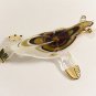 Hand Blown Glass Red-Yellow Seal (Sea Lion) Gilt Art Glass Animal Figurines Thai Gifts