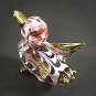 Hand Blown Glass Red Duck Gilt Art Glass Animal Figurines Thai Gifts