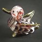 Hand Blown Glass Red Duck Gilt Art Glass Animal Figurines Thai Gifts