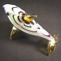 Hand Blown Glass Green-Red-Blue Dolphin Gilt Art Glass Animal Figurines Thai Gifts