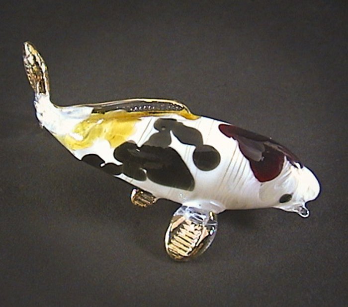 blown glass koi fish