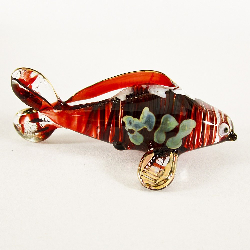 blown glass koi fish