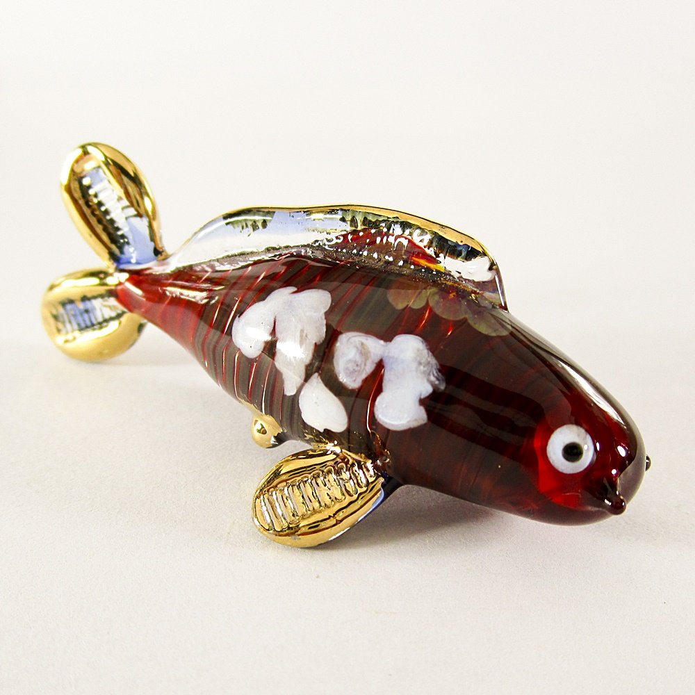 blown glass koi fish