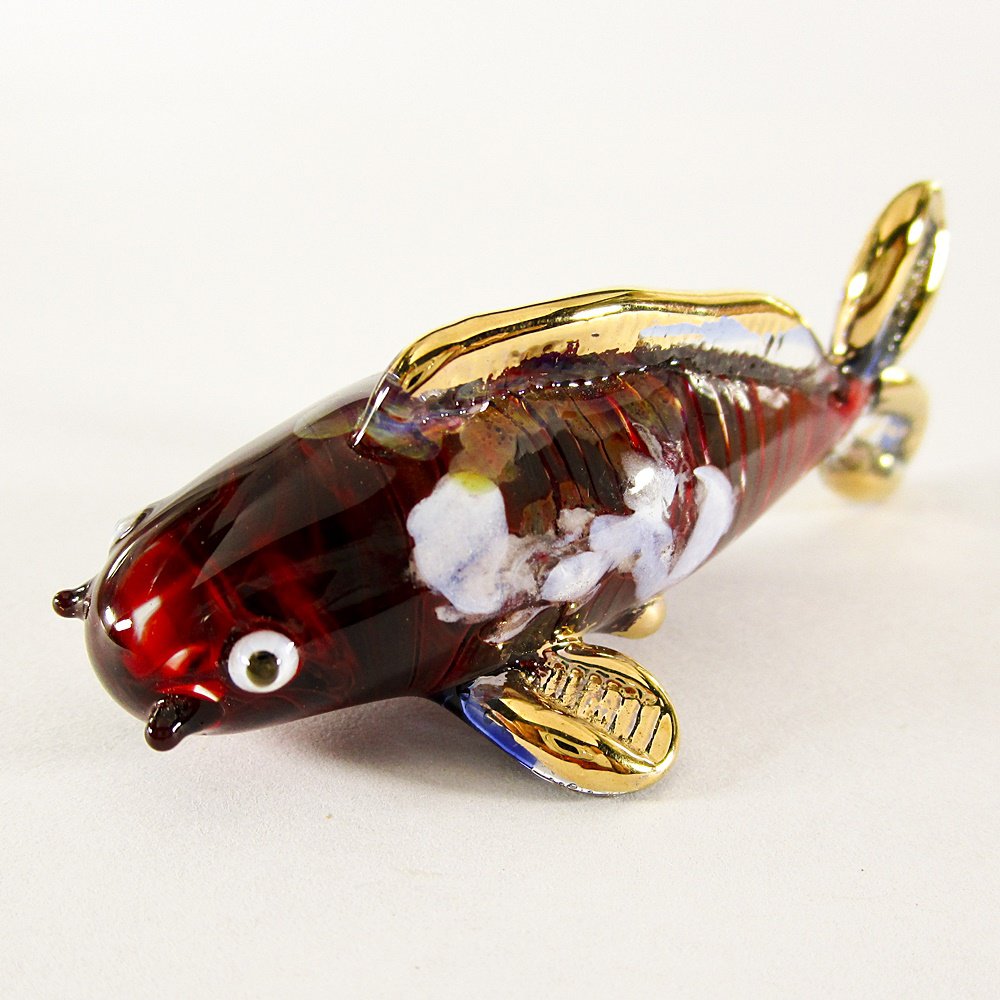 blown glass koi fish