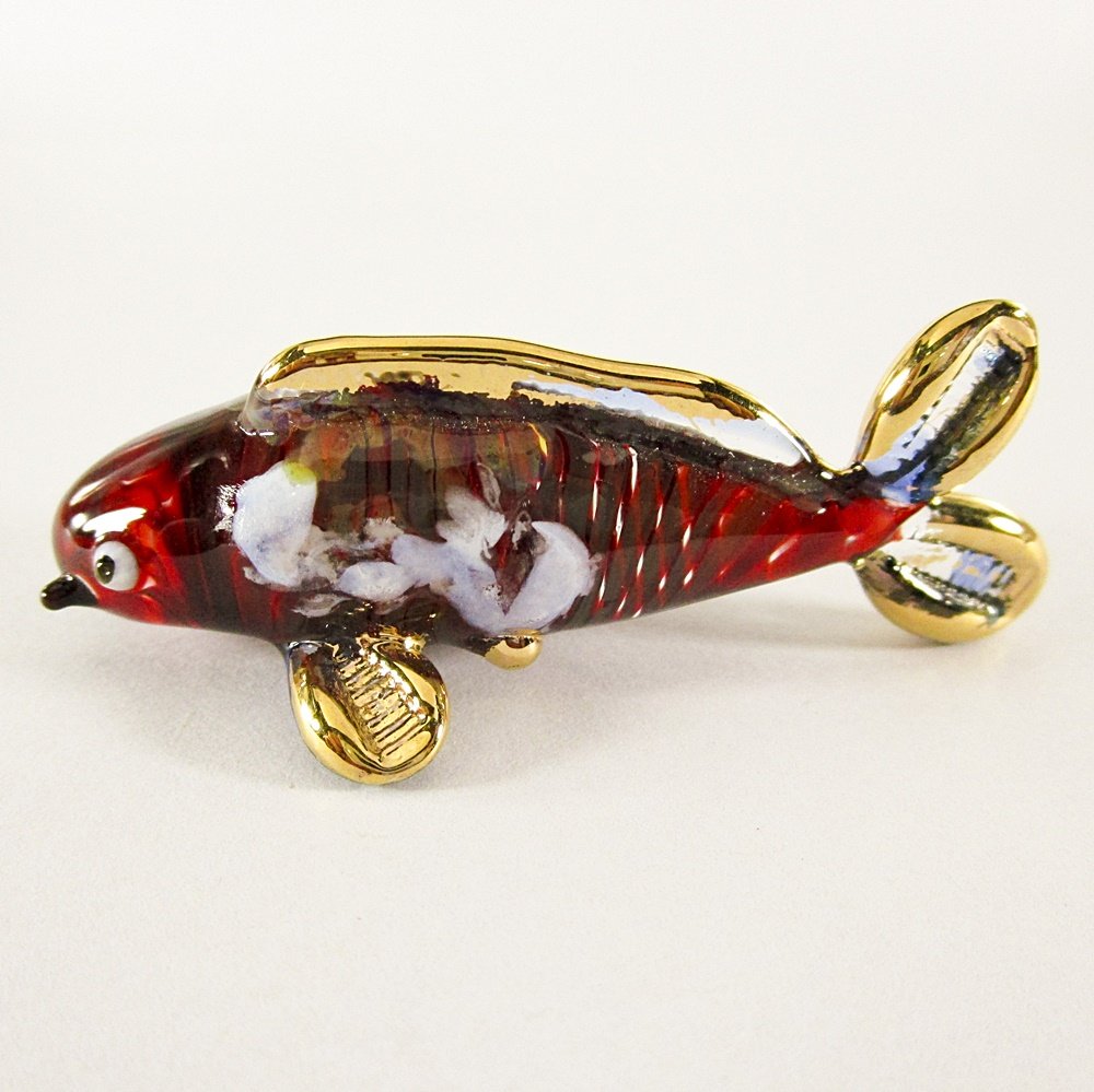 blown glass koi fish