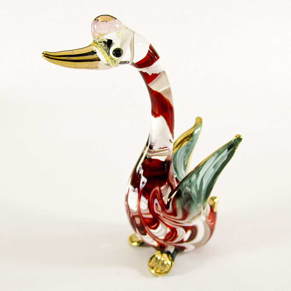 red swan hand blown art glass red swan hand blown art glass