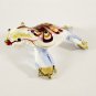 Hand Blown Glass Red-Yellow-Blue Seal (Sea Lion) Gilt Art Glass Animal Figurines Thai Gifts