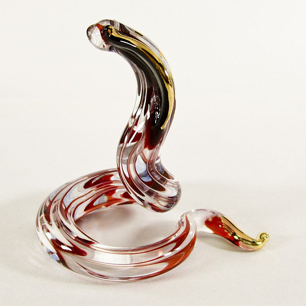 blown glass snake