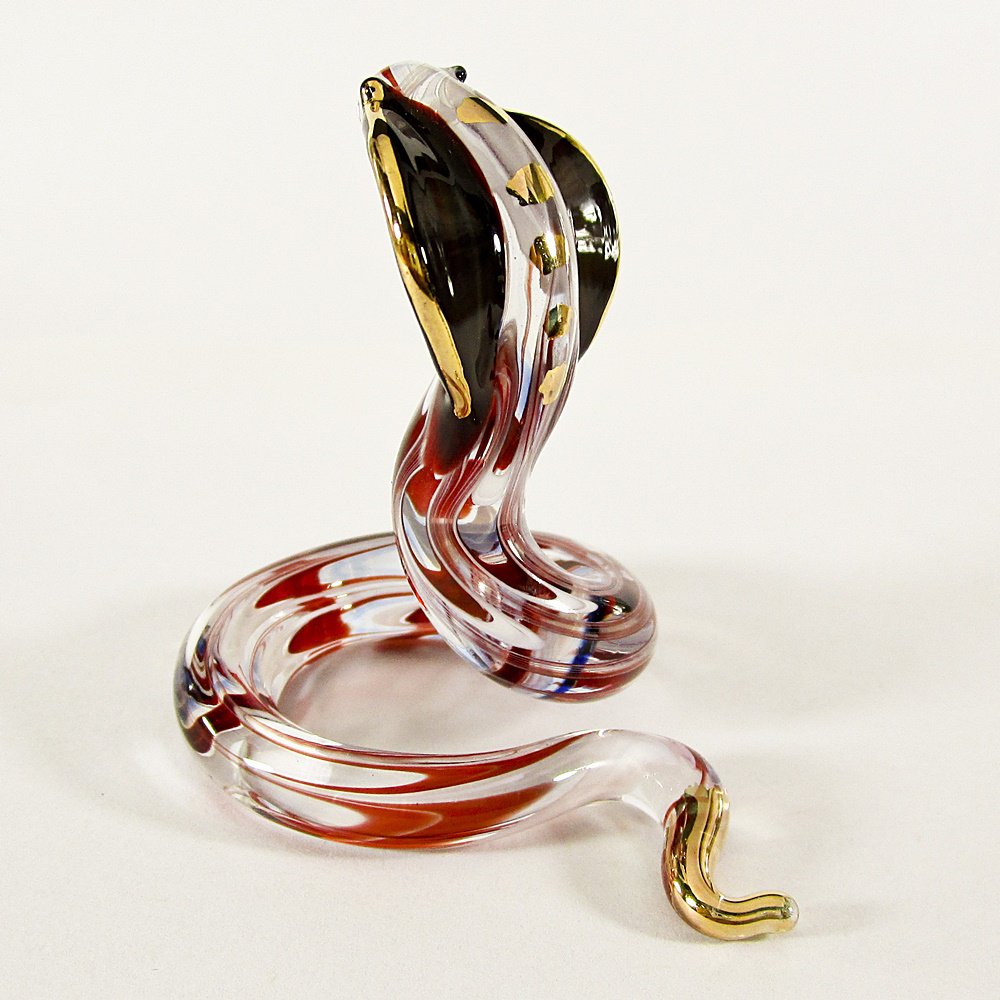 blown glass snake