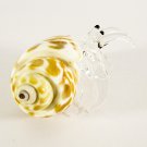 Hand Blown Clear Glass Shell Type 3 Art Glass Animal Figurines Thai Gifts
