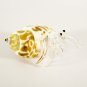 Hand Blown Clear Glass Shell Type 3 Art Glass Animal Figurines Thai Gifts