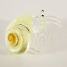 Hand Blown Clear Glass Shell Type 4 Art Glass Animal Figurines Thai Gifts