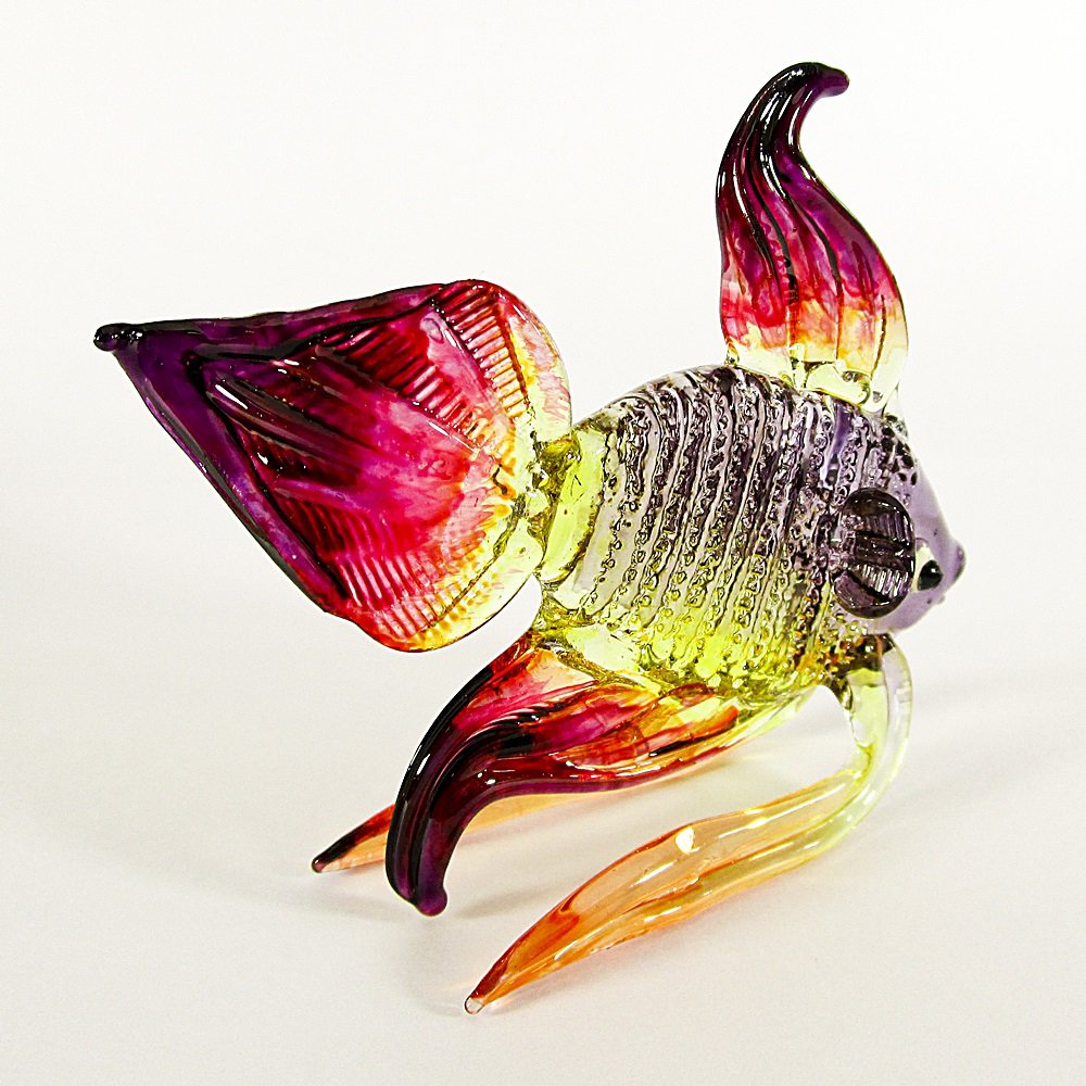 hand blown glass fish ornaments