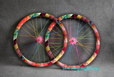 Fixie Bicycle Fixed Gear bike Wheel Rim Stickers (check for 1 wheel)