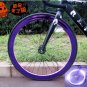 Fixie Bike Wheel Rim Stickers Reflect Light Purple (For 1 Wheel)