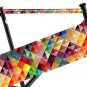BMX / Fixie Bike Bicycle Frame Tube Sticker (Check Lattice)