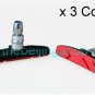 Bicycle Noise Reduction Rubber V Brake Pads