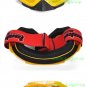 ATV Dirt Bike Motorcycle Goggles with nose cover (Yellow)
