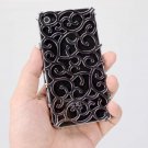 Phone (GREY) Case for iPhone 4/4s elastic flower plating hard plastic