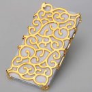 (GOLD) Phone Case for iPhone 4/4s elastic flower plating hard plastic