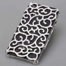 (SILVER) Phone Case for iPhone 4/4s elastic flower plating hard plastic
