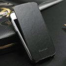 Luxury Retro PU Leather iPhone 5 case cover (BLACK)