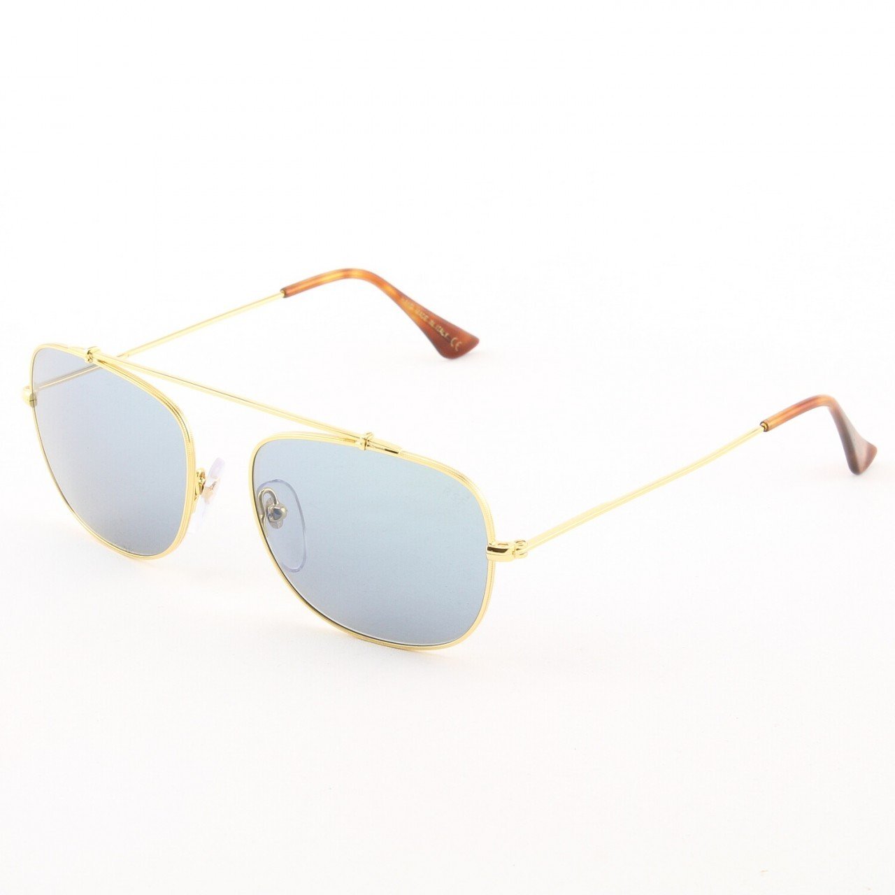 Super Primo 725/2M Sunglasses Gold Brown Havana with Blue Zeiss Lenses ...