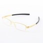 ic! Berlin Ilya K. Eyeglasses Col. Gold with Clear Lenses