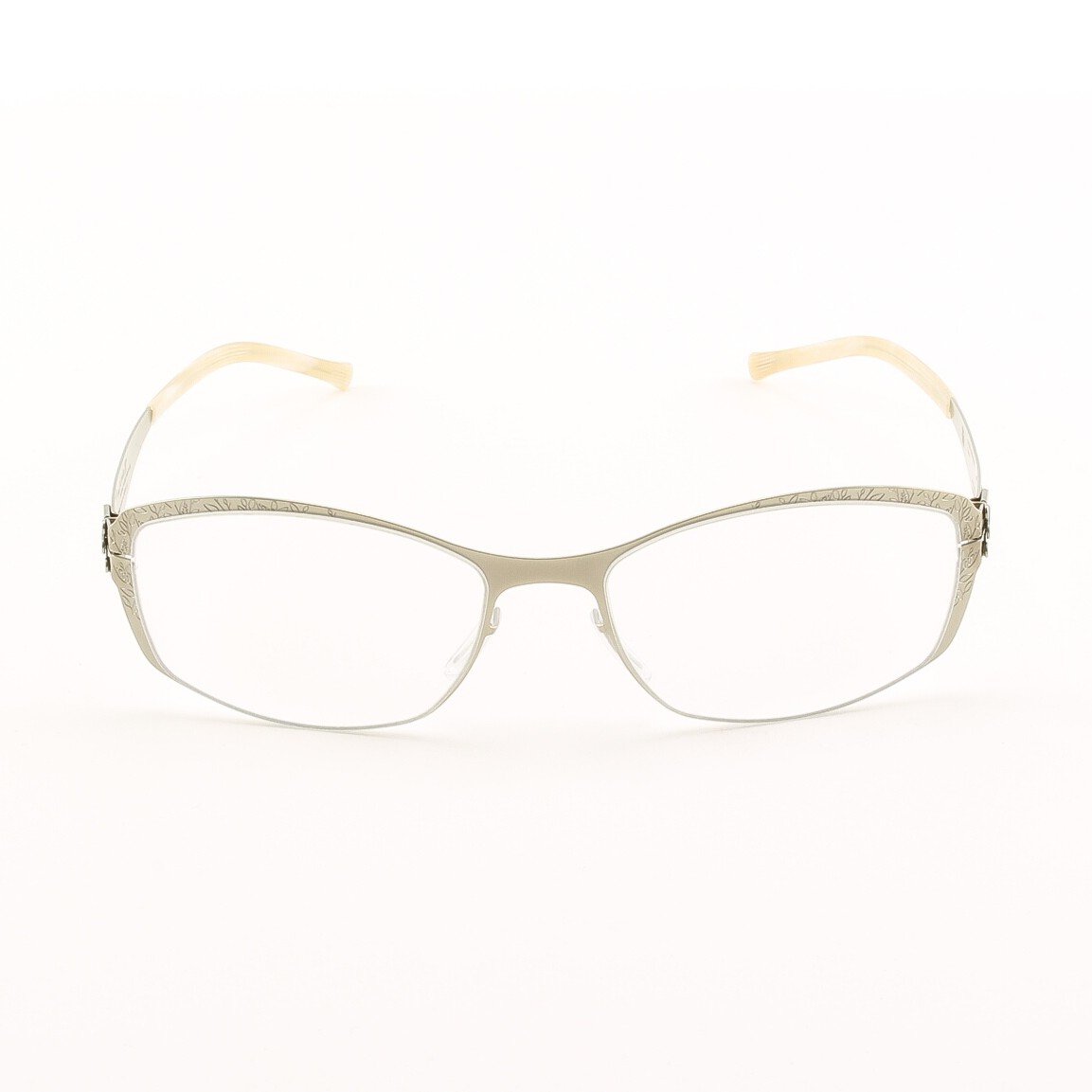 ic! Berlin Edelweiss Eyeglasses Col. Bronze with Clear Lenses