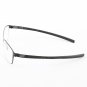 ic! Berlin Displacement Current Eyeglasses Col. Black with Clear Lenses