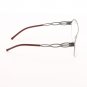 ic! Berlin Dimanche Eyeglasses Col. Ash Grey / Wine with Clear Lenses