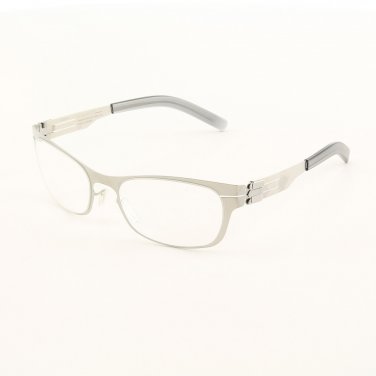 ic! Berlin Charmante Eyeglasses Col. Nickle with Clear Lenses