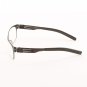 ic! Berlin Charmante Eyeglasses Col. Chocolate Brown with Clear Lenses